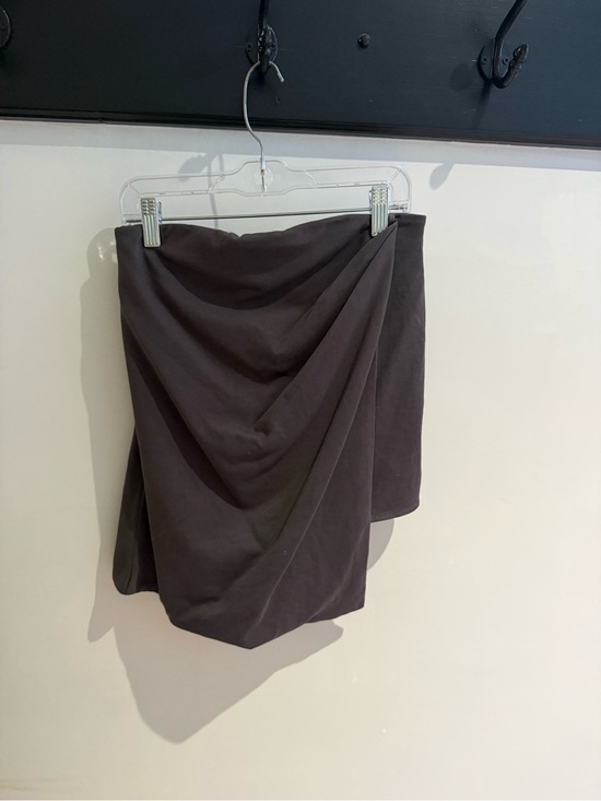 Zara Tops - Zara Asymmetrical Draped strapless top - Charcoal